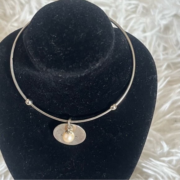 Vantel Pearls Silver Tone Freshwater Pearl Charm Bracelet Starter - Picture 4 of 9